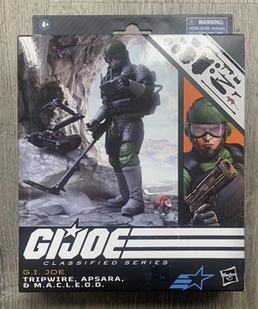 Hasbro G.I. Joe Classified Series #78 Tripwire Apsara M.A.C.L.E.O.D Action Figure YouTube Background Anime Character