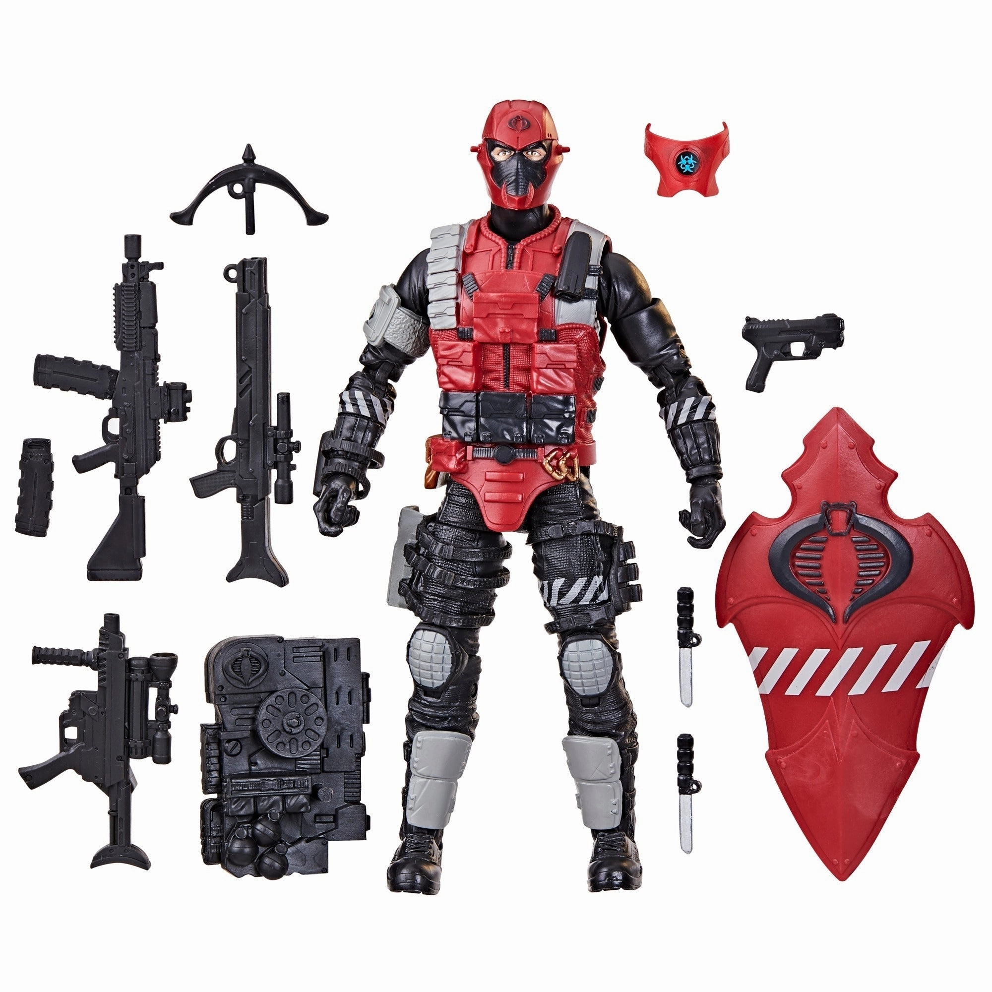 Hasbro G.I. Joe Classified Series #91 Cobra Crimson Alley Viper Action Figure Biodegradable material Limited Figure
