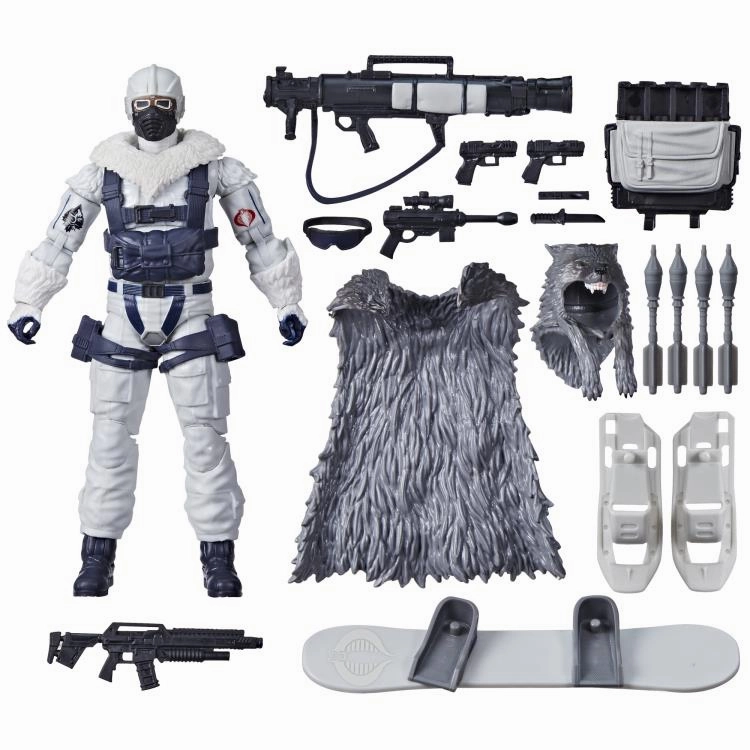 Hasbro G.I. Joe Classified Series #93 Cobra Snow Serpent Action Figure Articulated Joints Collectible Statue