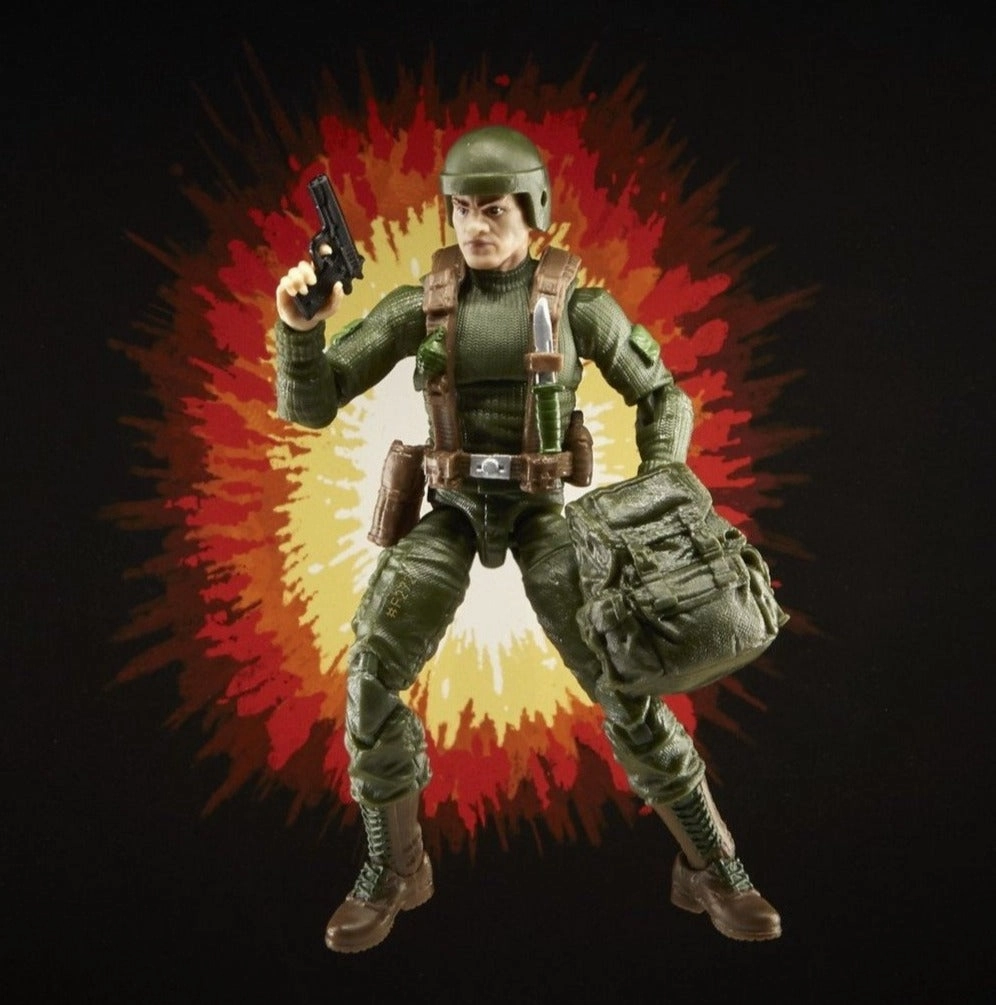 Designer Item PVC Model Hasbro Retro G.I. Joe Robert Grunt Graves Walmart Exclusive Action Figure