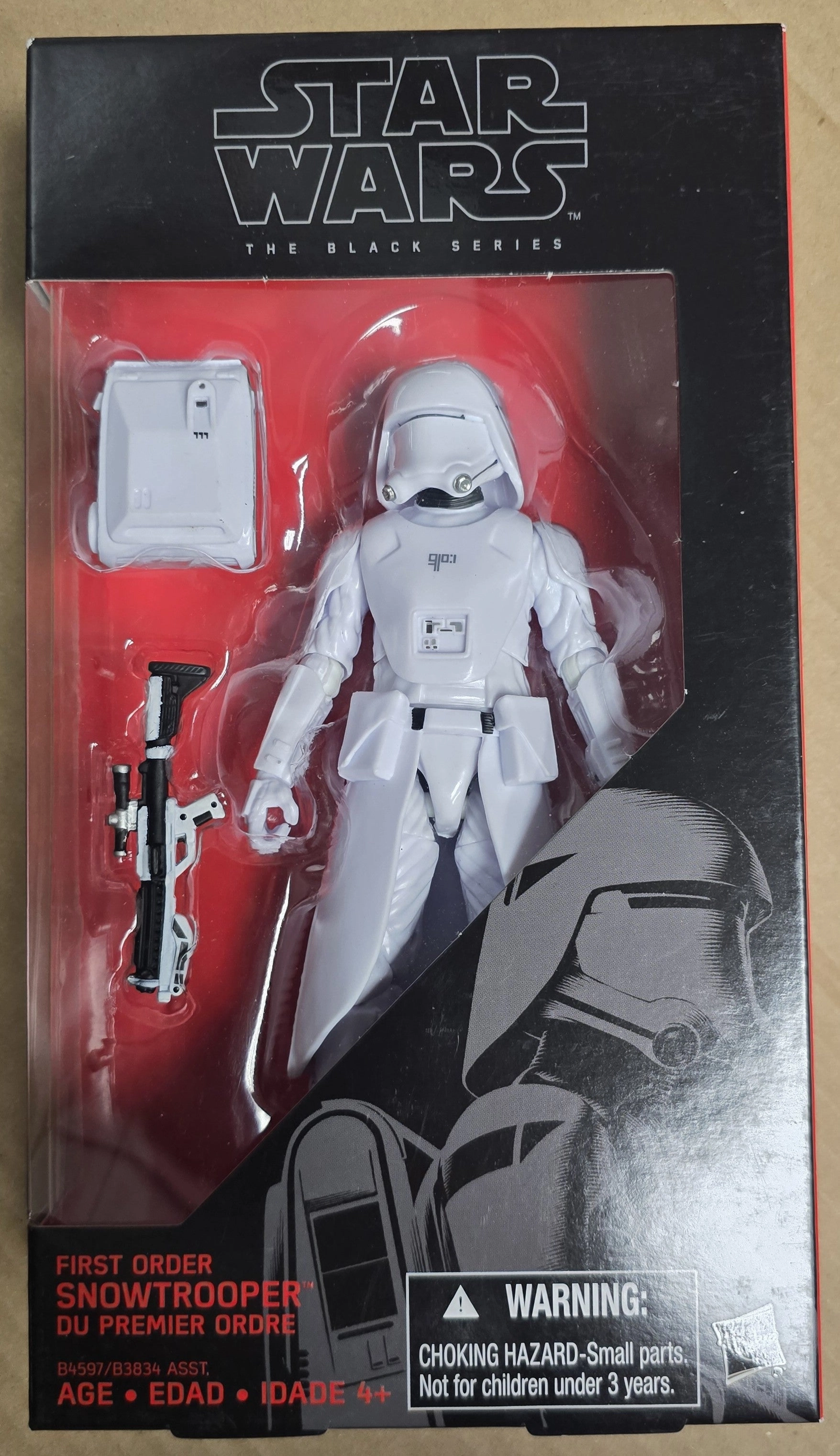 Hasbro Star Wars Black Series #12 First Order Snowtrooper 6 Inch Action Figure Streaming Decor Legendary Hero