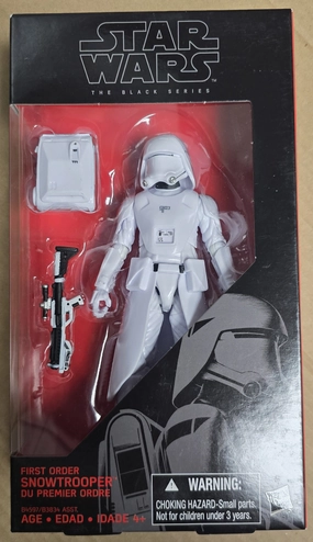 Hasbro Star Wars Black Series #12 First Order Snowtrooper 6 Inch Action Figure Streaming Decor Legendary Hero