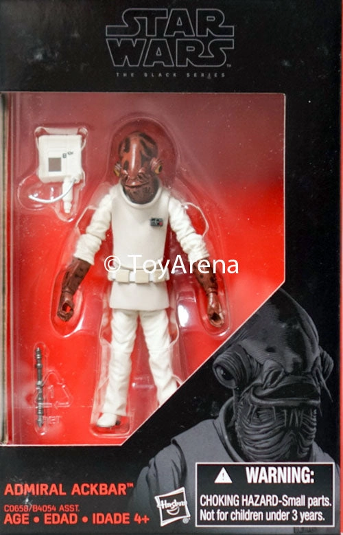 Imaginary Play Vinyl Model Hasbro Star Wars Black Series 2016 Admiral Ackbar Walmart Exclusive 3.75 Inch Action Figure