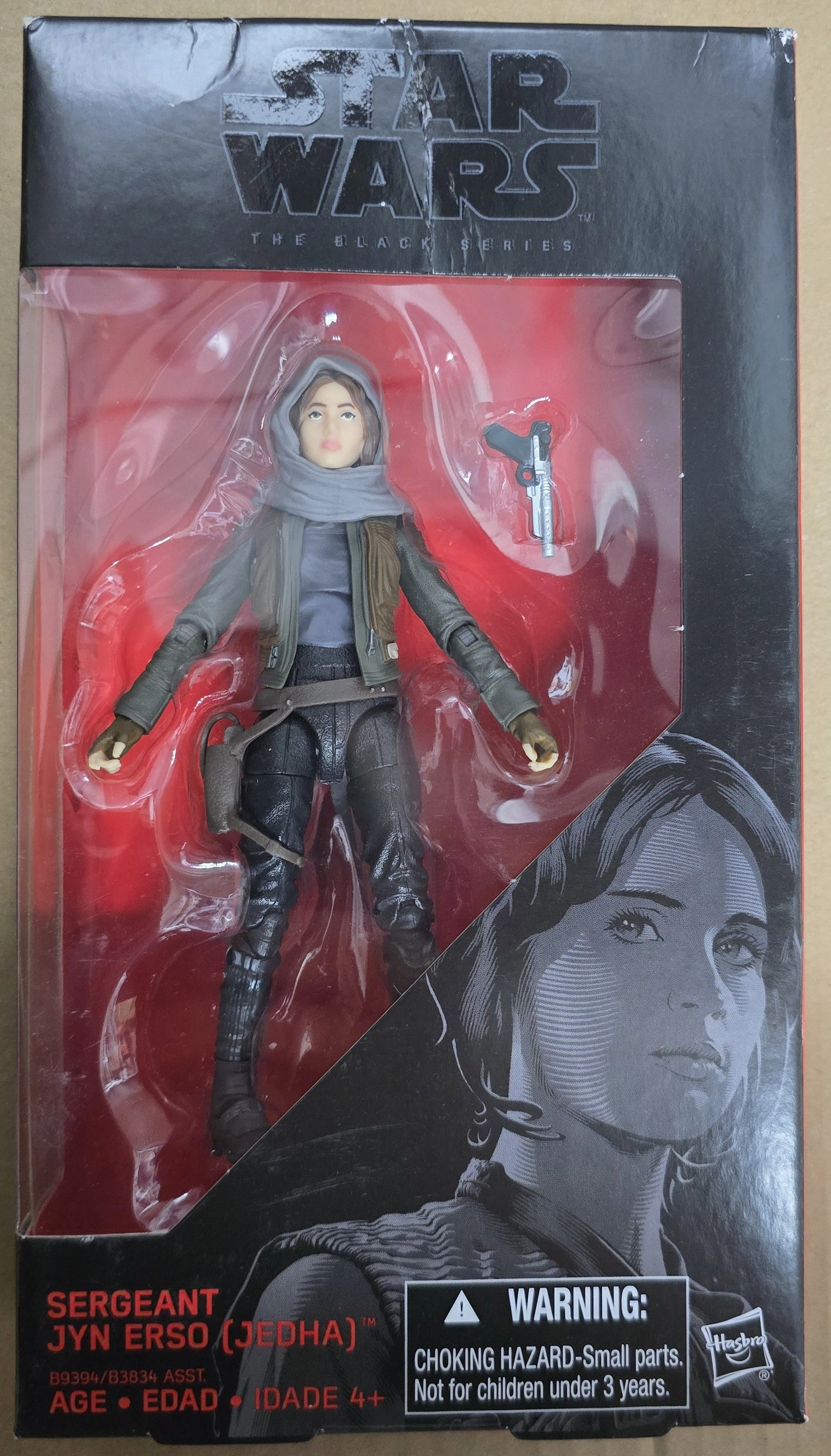 Hasbro Star Wars Black Series #22 Sergeant Jyn Erso (Jedha) 6 Inch Action Figure Folk Art Realistic Art