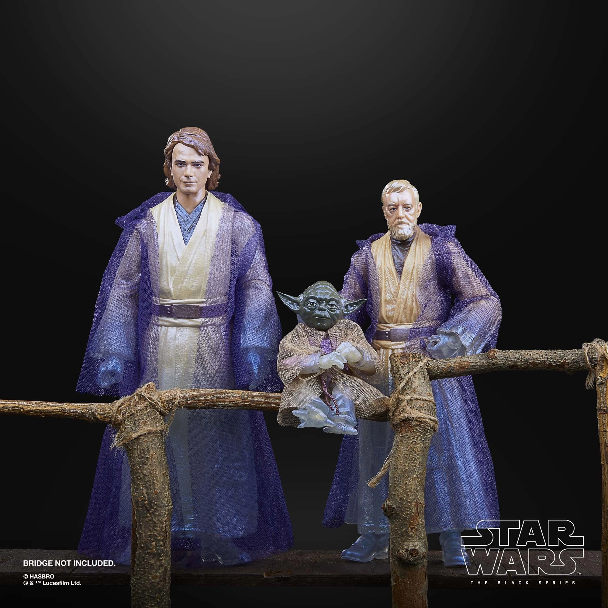 Hasbro Star Wars Black Series 40th Anniversary Return of the Jedi Force Ghost 3-Pack 6 Inch Action Figure Paper Model Enduring Classic