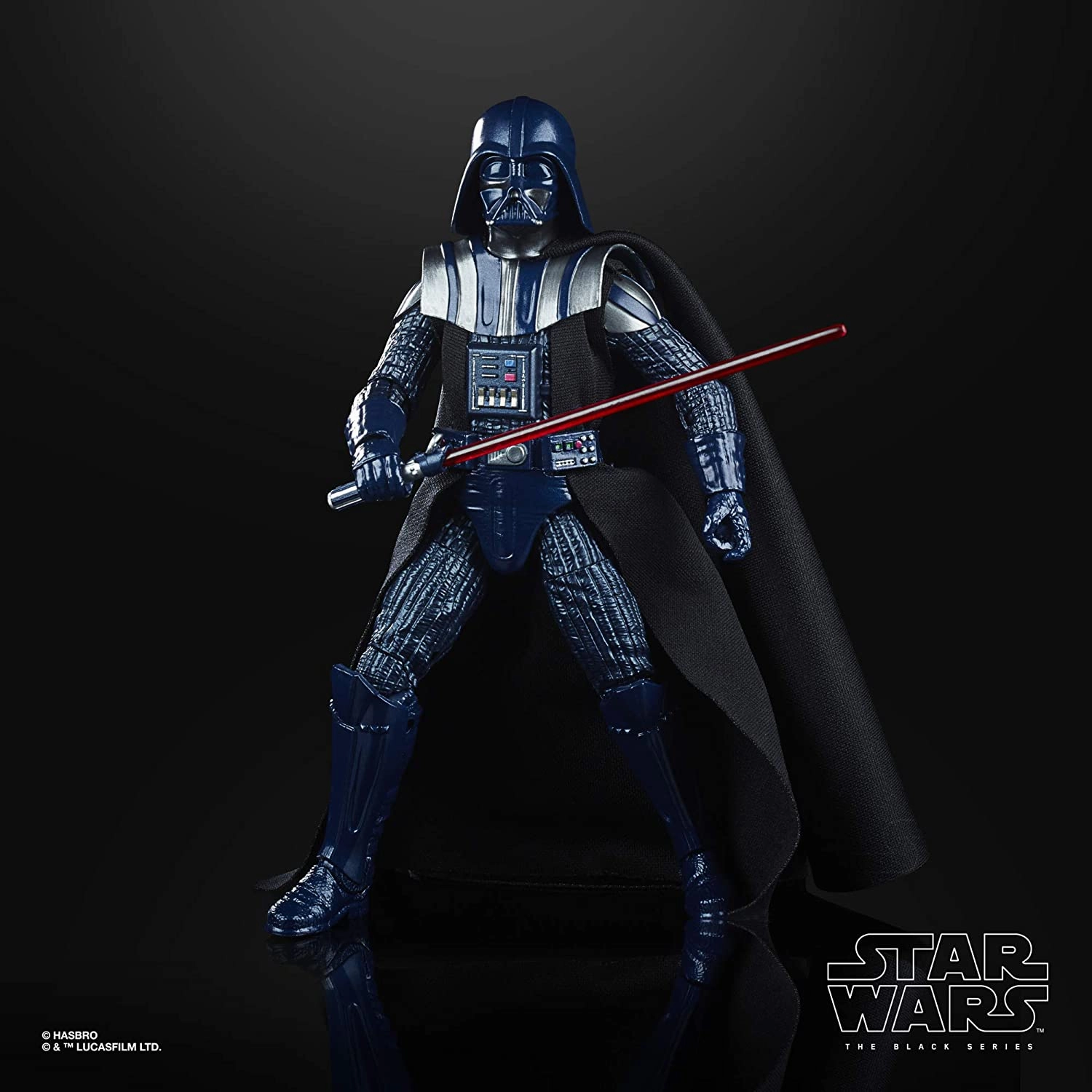 Crypto Art Silver Coated Hasbro Star Wars Black Series 40th Carbonized Graphite Darth Vader Exclusive 6 Inch Action Figure