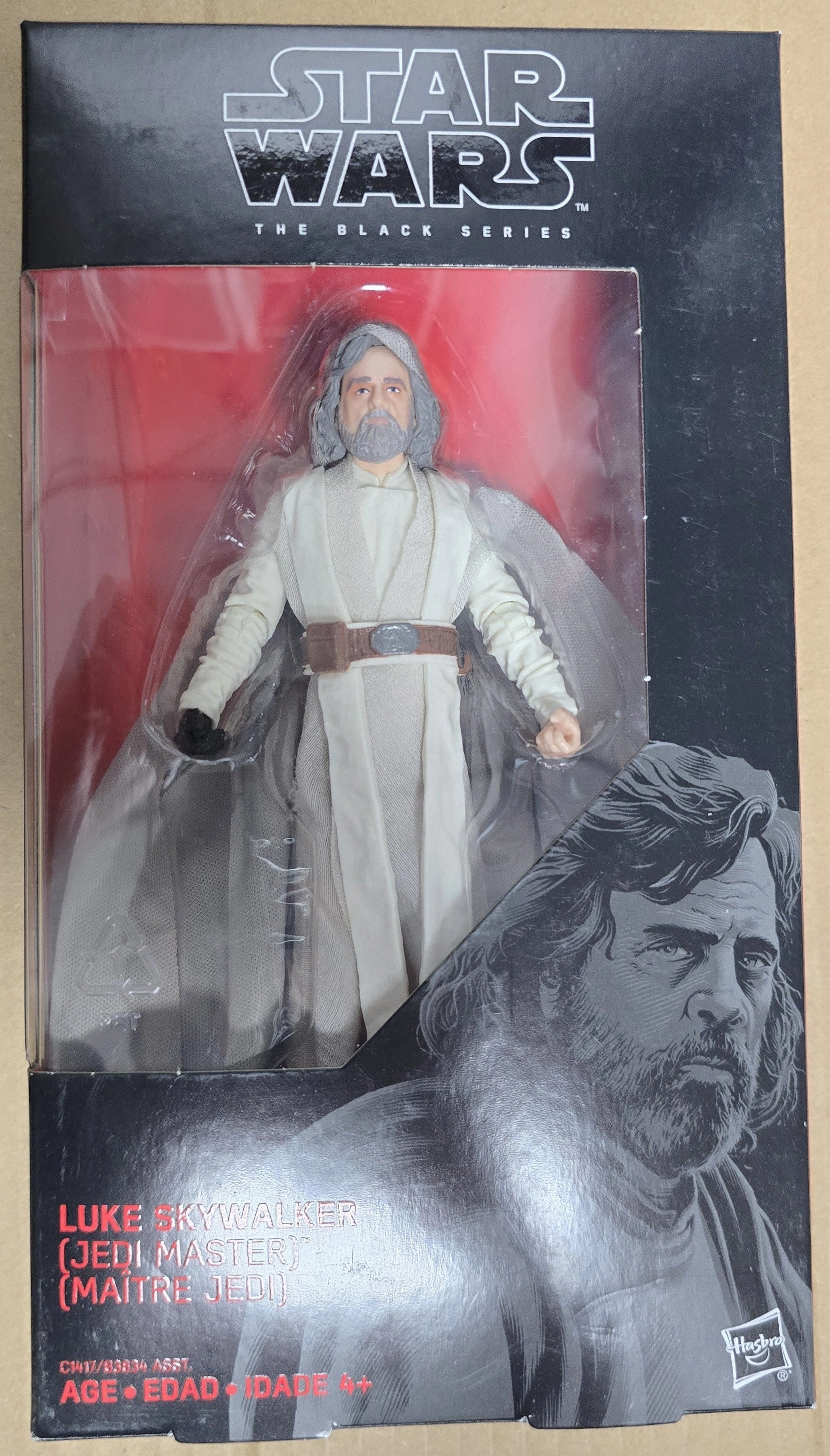 Hasbro Star Wars Black Series #46 Luke Skywalker (Jedi Master) 6 Inch Action Figure Antihero Model