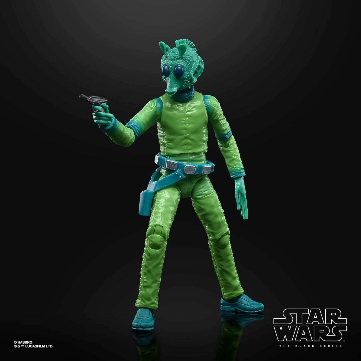 Hasbro Star Wars Black Series 50th Anniversary Original Trilogy Greedo 6 Inch Action Figure Rubber Toy