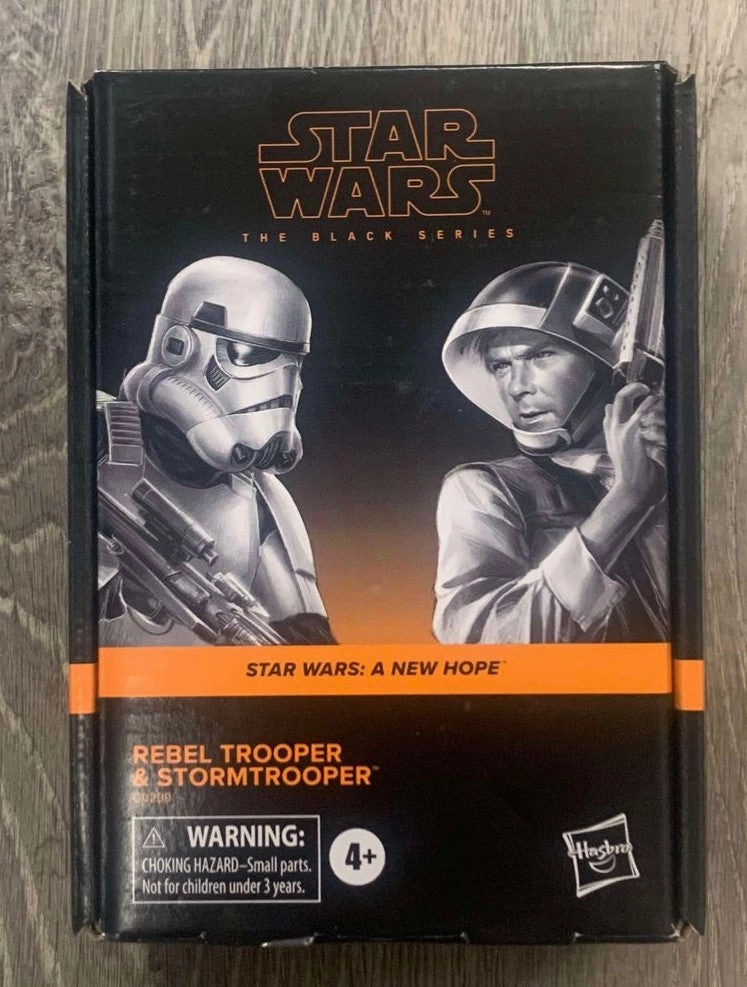 Hasbro Star Wars Black Series A New Hope Rebel Trooper & Stormtrooper 6 Inch Action Figure Secret Figure