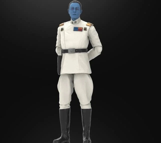 Race Car Driver Hasbro Star Wars Black Series Ahsoka #12 Grand Admiral Thrawn 6 Inch Action Figure