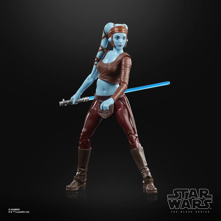 Premium Figure Hasbro Star Wars Black Series Attack of the Clones #03 Aayla Secura 6 Inch Action Figure