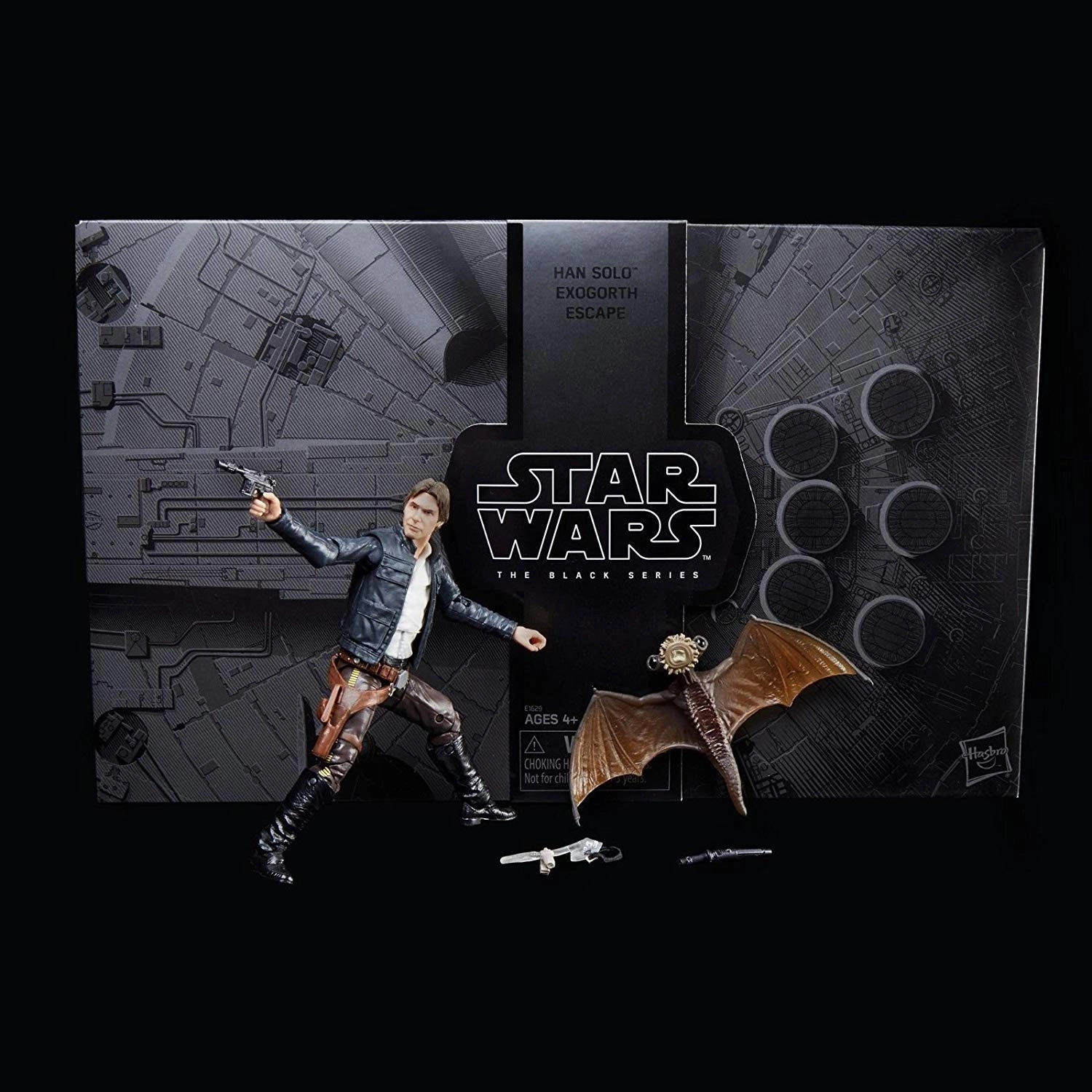 Local Favorite Hasbro Star Wars Black Series Ep 5 Han Solo w/ Mynock SDCC 2018 Exclusive 6 Inch Action Figure