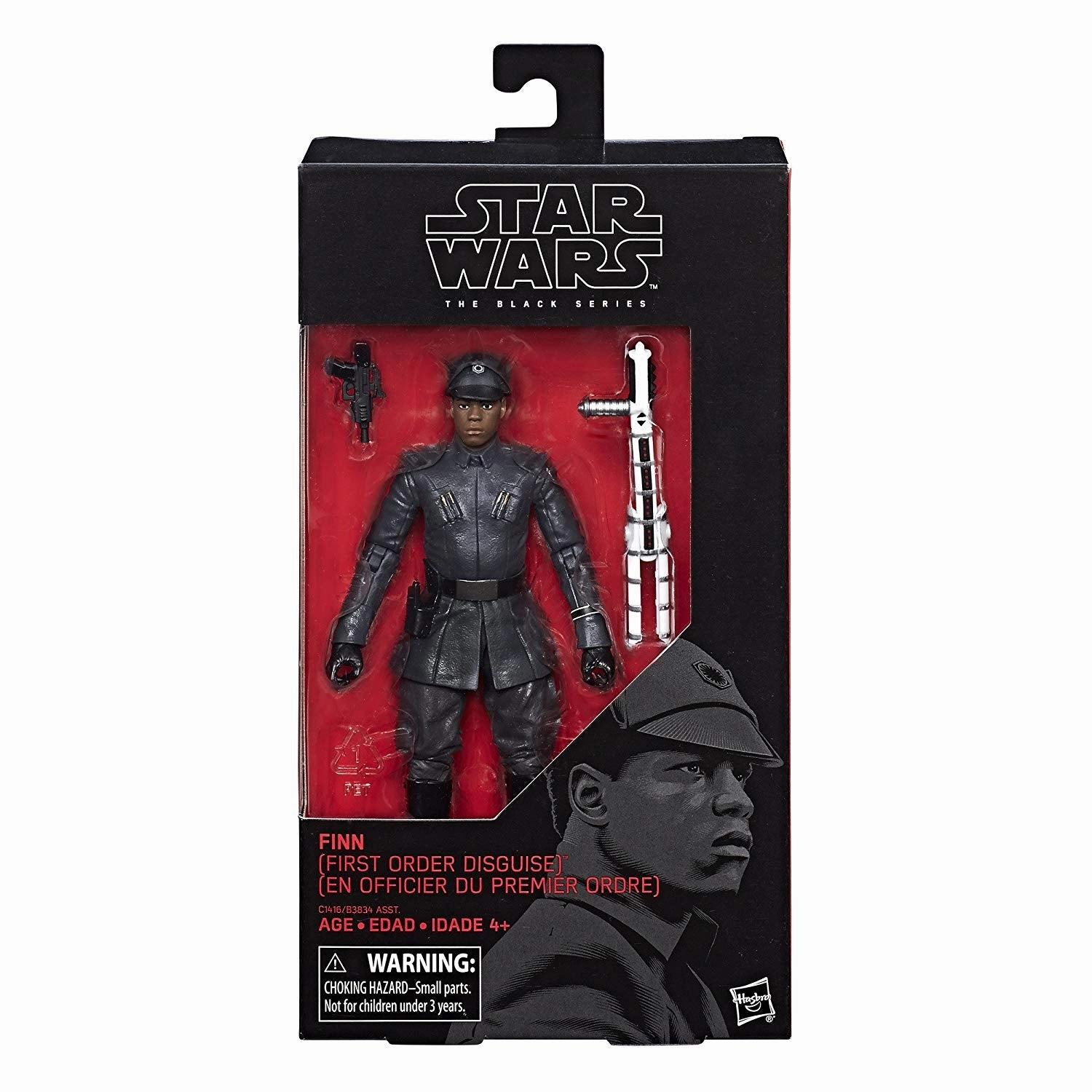 Asian Art Hasbro Star Wars Black Series Force Awakens #51 Finn First Order Disguise Episode 8 6 Inch Action Figure
