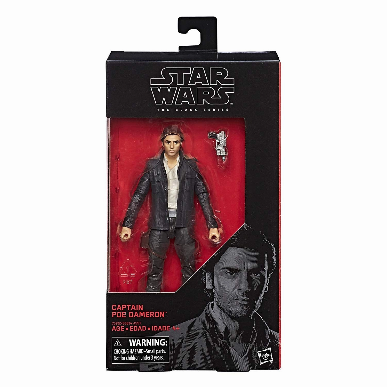 Modern Icon Hasbro Star Wars Black Series Force Awakens #53 Captain Poe Dameron 6 Inch Action Figure