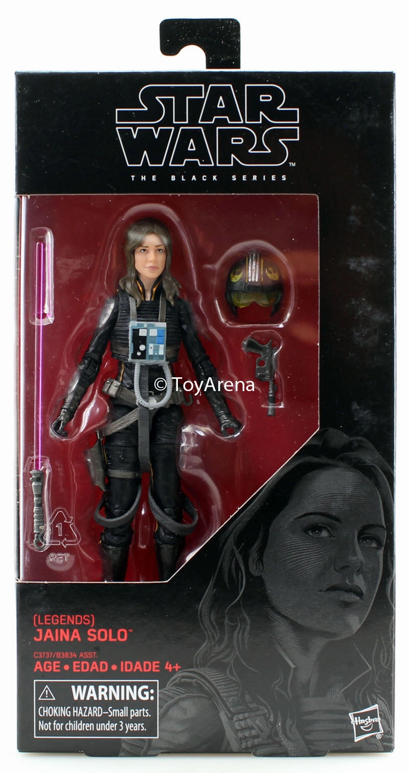 International Brand Gift Guide Hasbro Star Wars Black Series Force Awakens #56 Legends Jaina Solo 6 Inch Action Figure