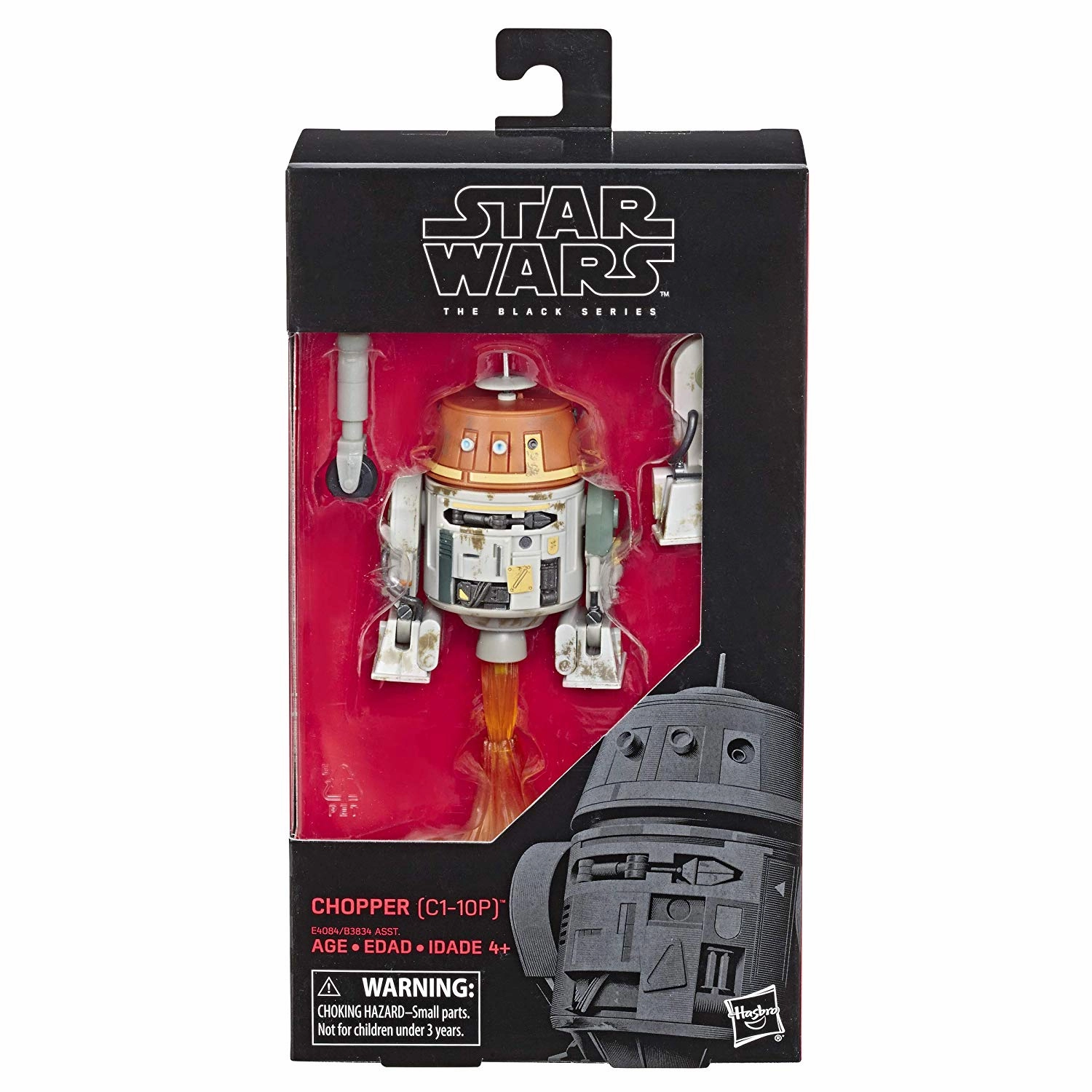 Detailed Model Hasbro Star Wars Black Series Force Awakens #84 Chopper (C1-10P) 6 Inch Action Figure