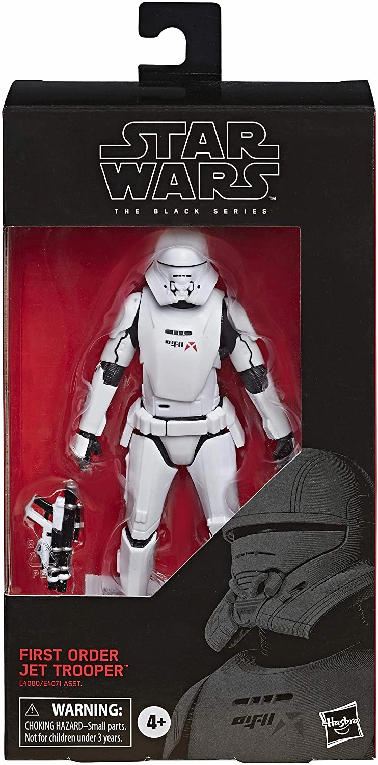 Hasbro Star Wars Black Series Force Awakens #99 First Order Jet Trooper 6 Inch Action Figure Casual Fan