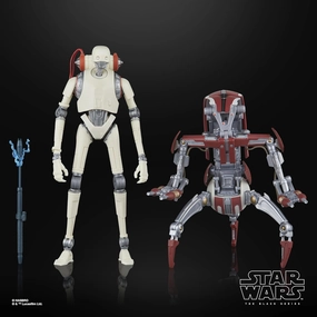 Hasbro Star Wars Black Series Gaming Greats KX Security Droid Enforcer and Droideka Exclusive 2 Pack 6 Inch Action Figure Marvel Universe