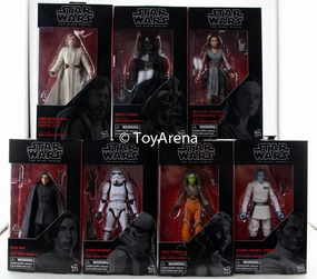 Hasbro Star Wars Black Series Last Jedi Wave 23 Set of 7 6 Inch Action Figure Gallery Art Market Trend