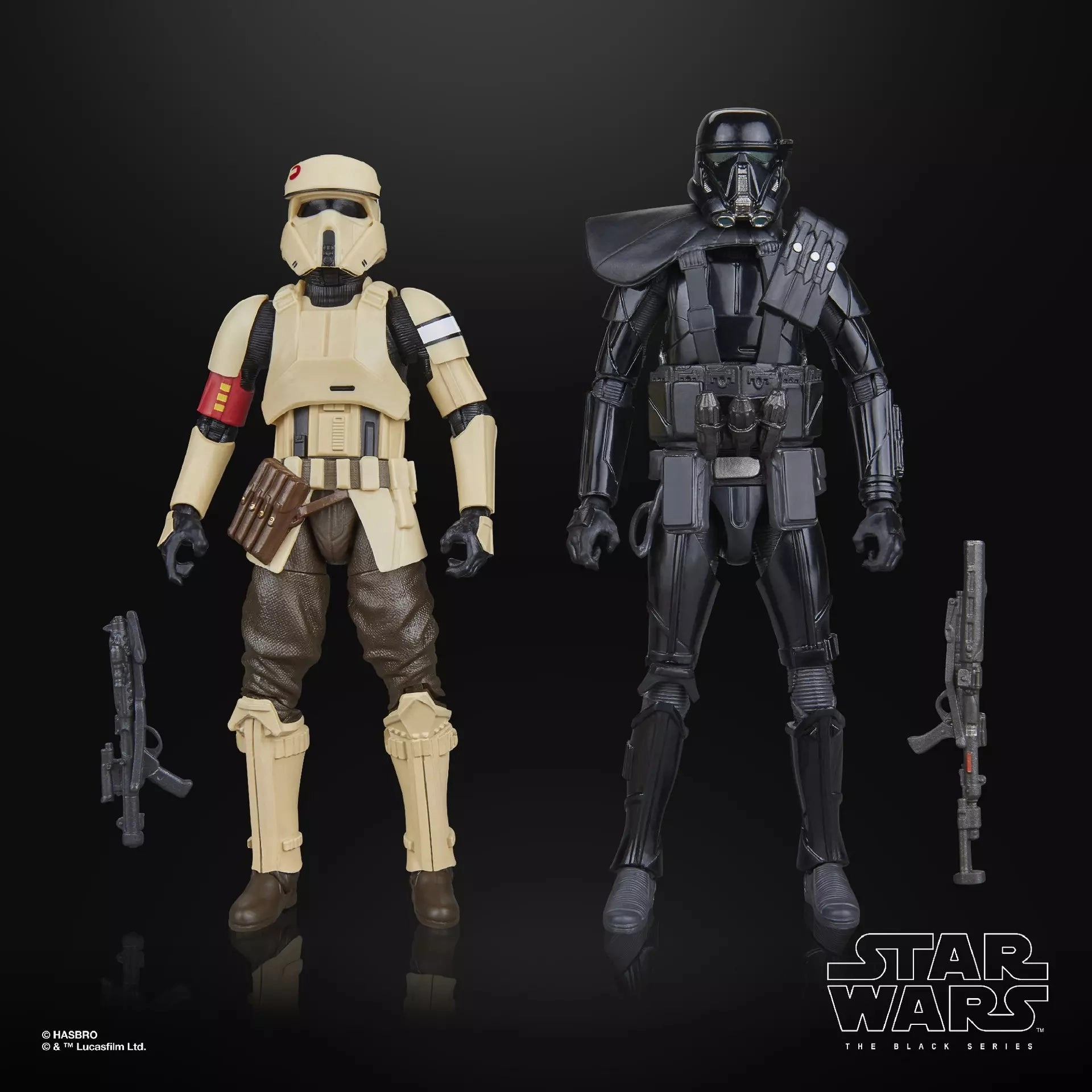 Hidden Gem Hasbro Star Wars Black Series Rogue One Shoretrooper and Death Trooper 2 Pack 6 Inch Action Figure