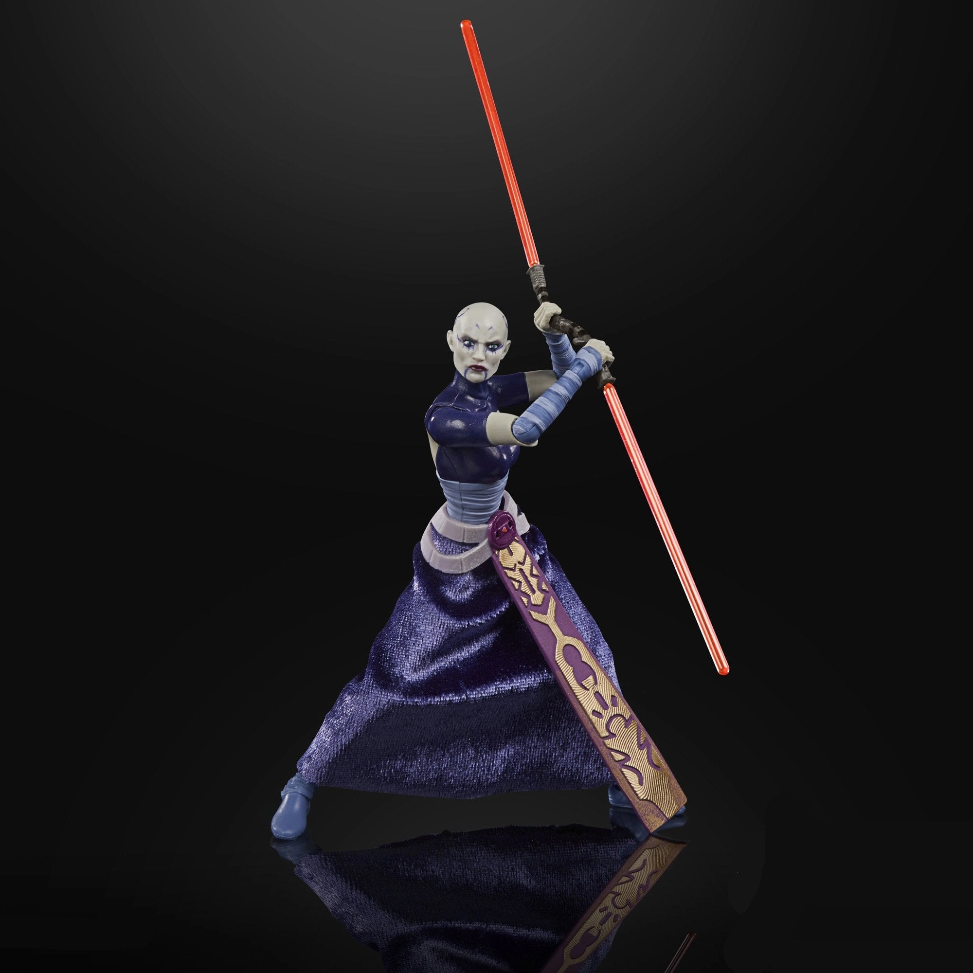 Gold Leaf Farm Animal Hasbro Star Wars Black Series The Clone Wars #07 Asajj Ventress 6 Inch Action Figure