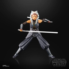Hasbro Star Wars Black Series The Mandalorian #19 Ahsoka Tano (Corvus) 6 Inch Action Figure Robot Replica Vinyl Statue