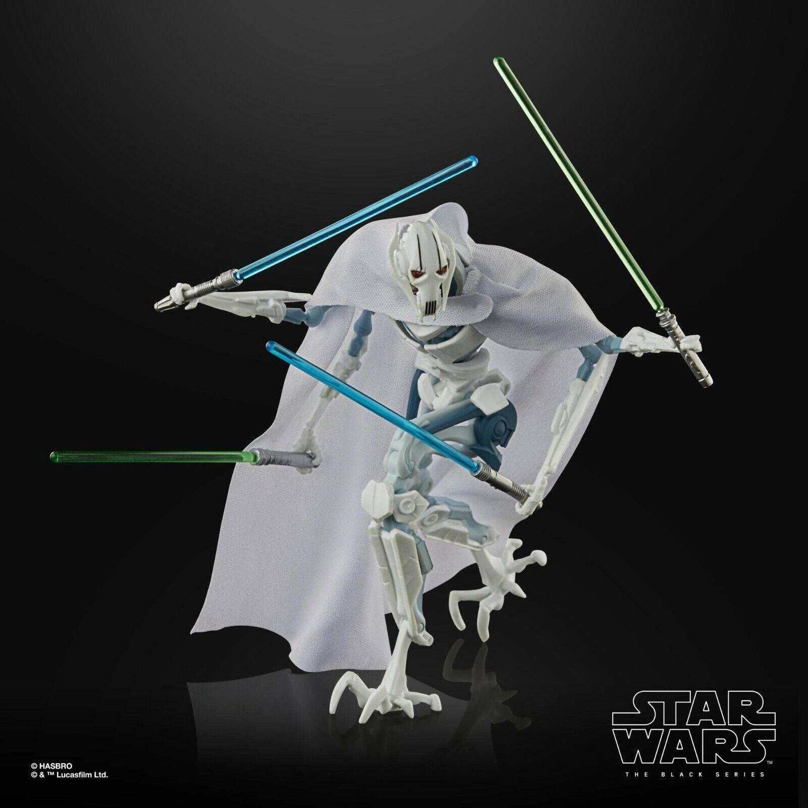 Hasbro Star Wars The Black Series Lucasfilm 50th Anniversary The Clone Wars General Grievous 6 Inch Action Figure Battle Reenactment