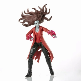 Miniature Toy Viral Sensation Marvel Legends Disney  Wave 1 Zombie Scarlet Witch (BAF Khonshu) Action Figure
