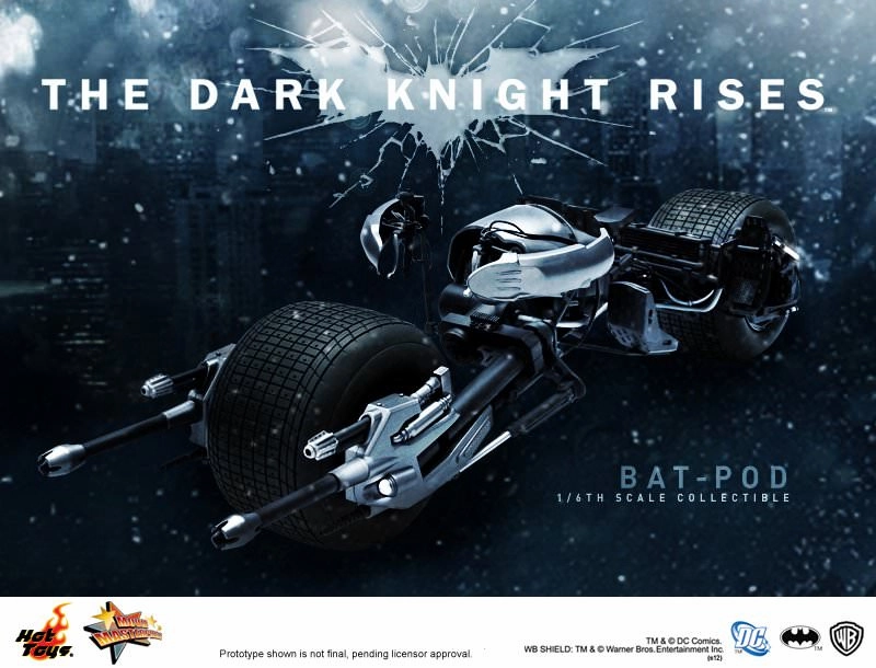 Hot Toys 1/6 The Dark Knight Rises Bat-Pod Sixth Scale Figure MMS177 Hidden Gem Study room