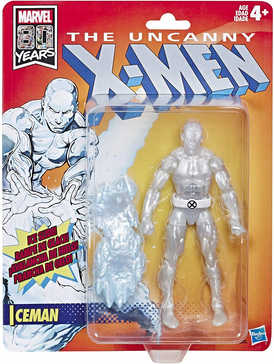 Posable Model Marvel Legends Retro Series Iceman Wave 1 Action Figure