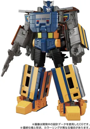Character Collection Record Break Transformers Masterpiece G MPG-07 Trainbot Ginou Action Figure
