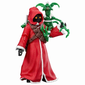 Hasbro Star Wars Black Series Jawa and Salacious B. Crumb (Holiday Edition) 6 Inch Action Figure Interactive Toy Toy Sculpture