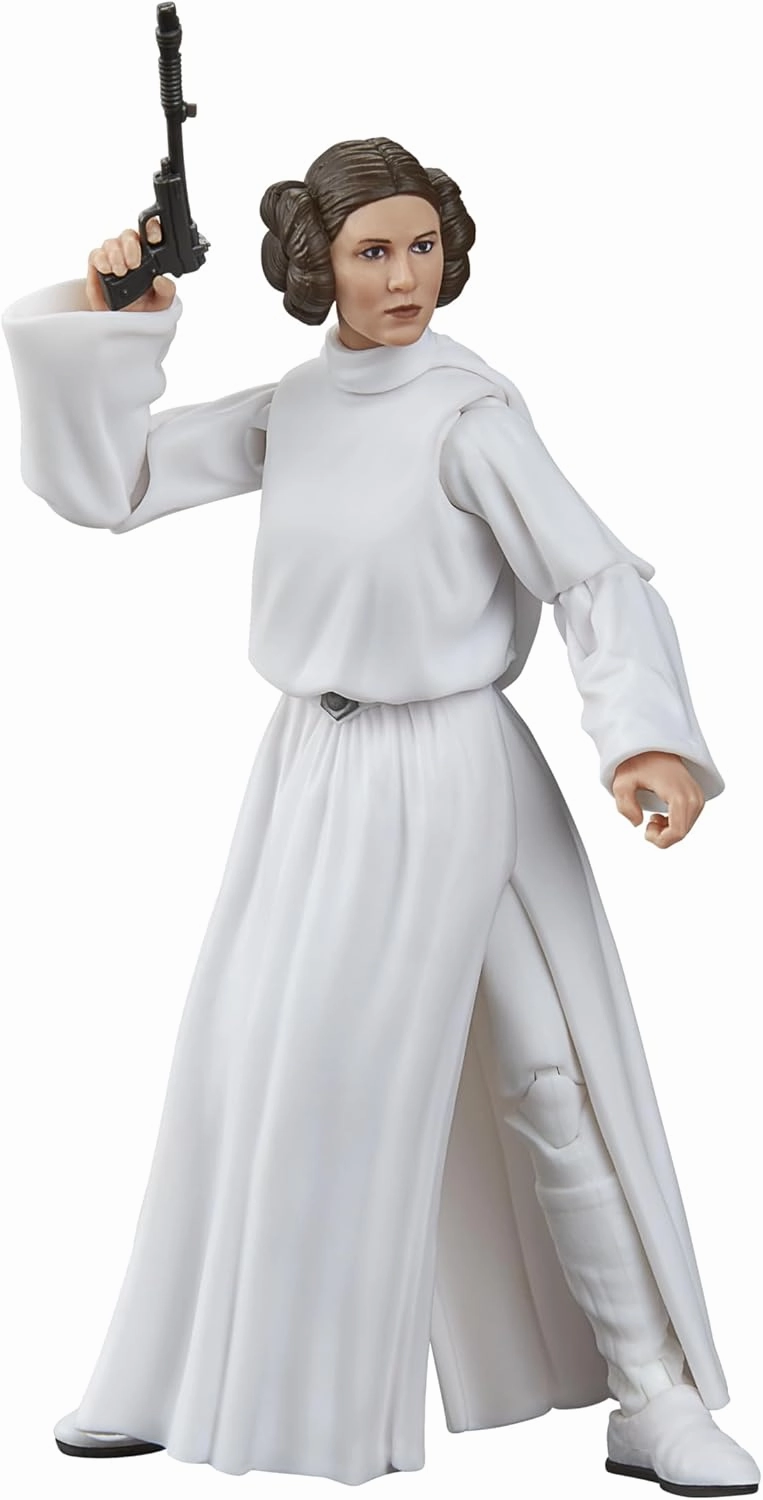 Metaverse Asset Desktop Statue Hasbro Star Wars Black Series A New Hope #08 Princess Leia Organa 6 Inch Action Figure