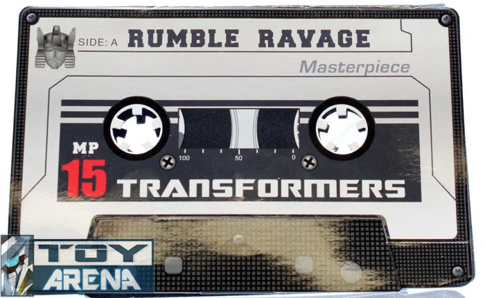 Transformers Masterpiece MP-15 Rumble & Ravage ( Coin Only ) Ambition Foster