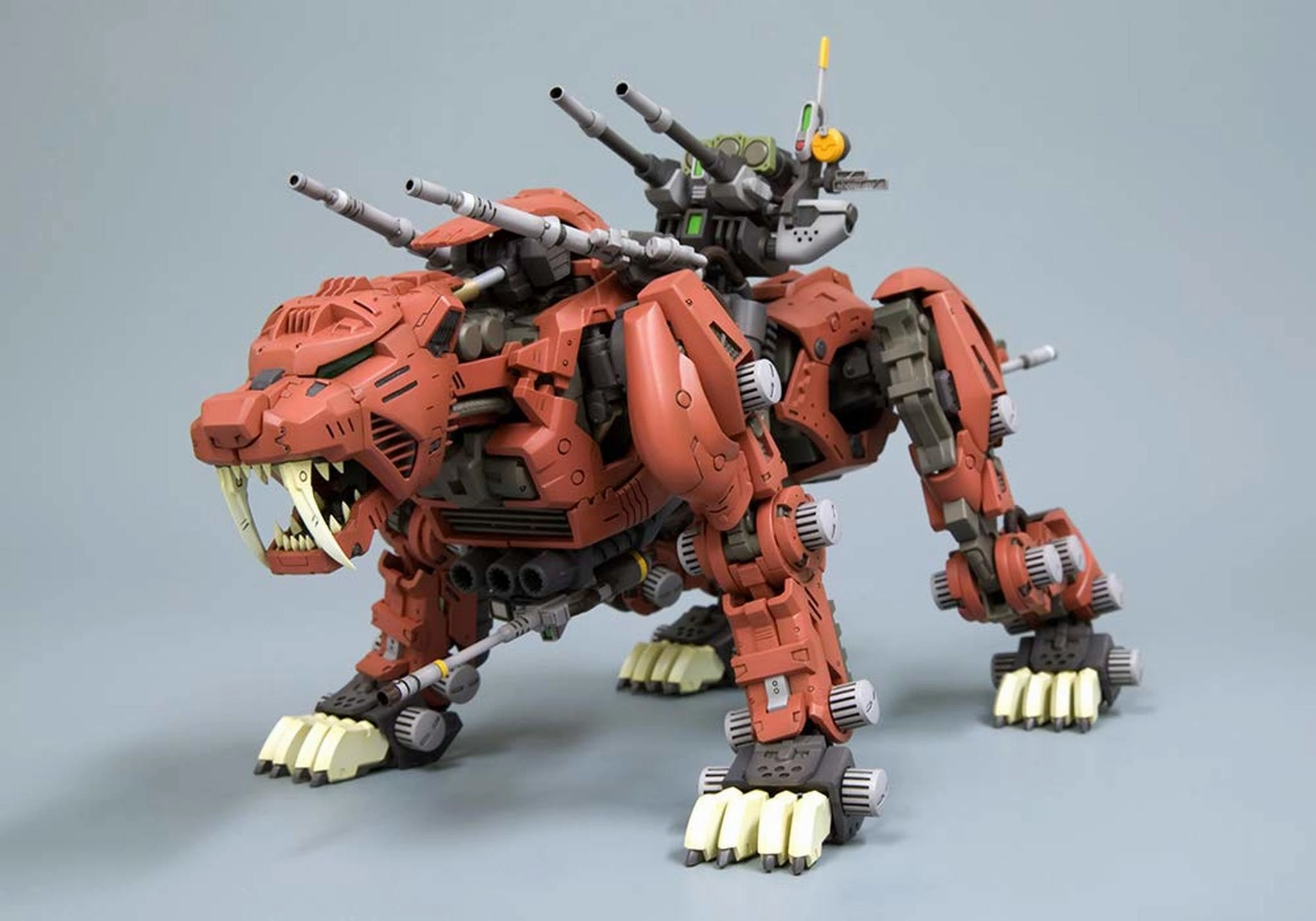 Glass Art Kotobukiya 1/72 Zoids HMM #006 EZ-016 Saber Tiger Marking Plus Ver. Scale Model Kit