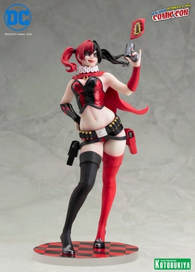 Kotobukiya Bishoujo DC Comics Harley Quinn New 52 Ver. NYCC Limited Edition Statue Figure Premium Sculpture Inclusive Toy