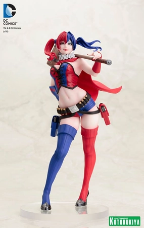 Kotobukiya Bishoujo DC Comics Harley Quinn New 52 Ver. Statue Figure Seasonal Rotation