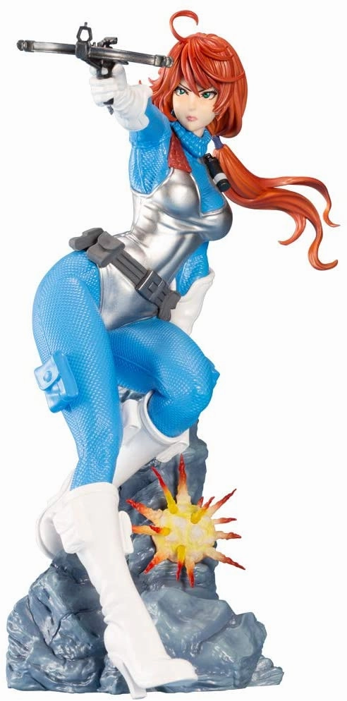 Family friendly Kotobukiya Bishoujo G.I. Joe Scarlett Sky Blue Color Ver. Statue Figure SV279