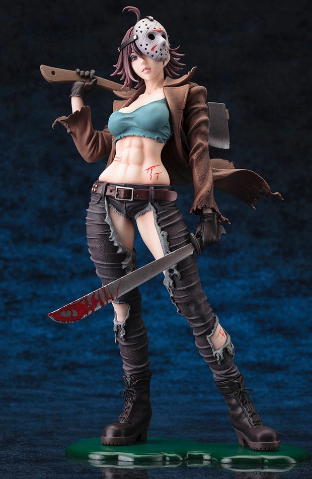 Cute Collectible Kotobukiya Bishoujo Horror Freddy vs. Jason Jason Voorhees (2nd Edition Reissue) Statue Figure SV384