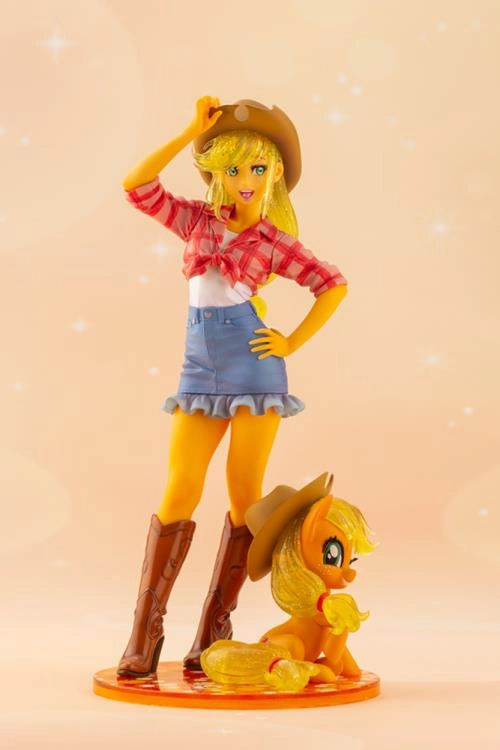 Chibi Item Streaming Decor Kotobukiya Bishoujo My Little Pony Princess Applejack Limited Edition Statue Figure SV294
