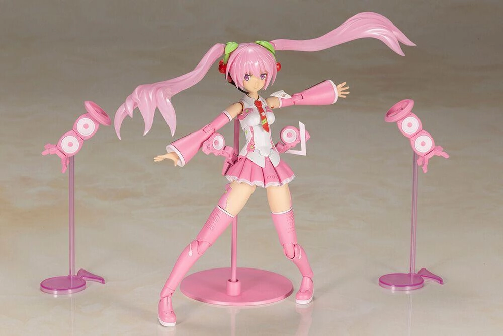 Bathroom Accent Kotobukiya Frame Music Girl Sakura Miku Model Kit
