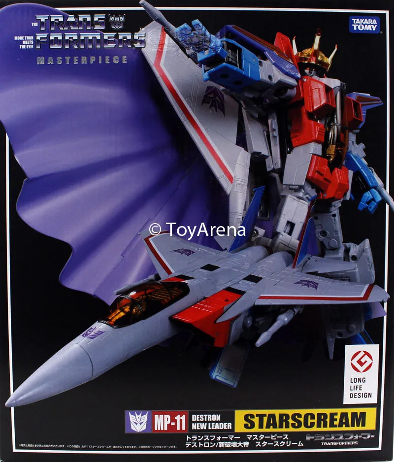 Confidence Boost Movie Set Transformers Masterpiece MP-11 Starscream Coronation