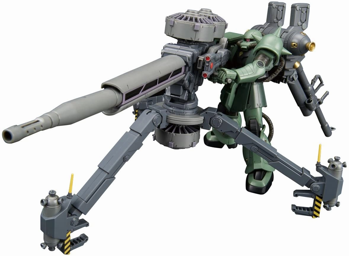 Game Adaptation Battle Reenactment Gundam 1/144 HG Thunderbolt MS-06 Zaku II   Big Gun (Thunderbolt Anime Color) Set Model Kit
