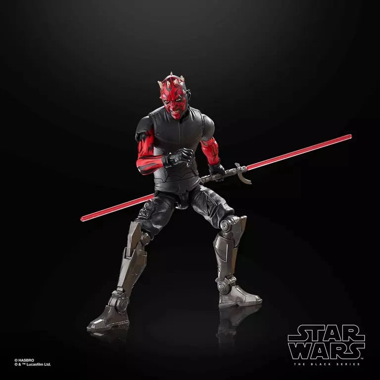 Hasbro Star Wars Black Series Gaming Greats #GG23 Battlefront II Darth Maul (Old Master) Exclusive 6 Inch Action Figure Maximalist Art
