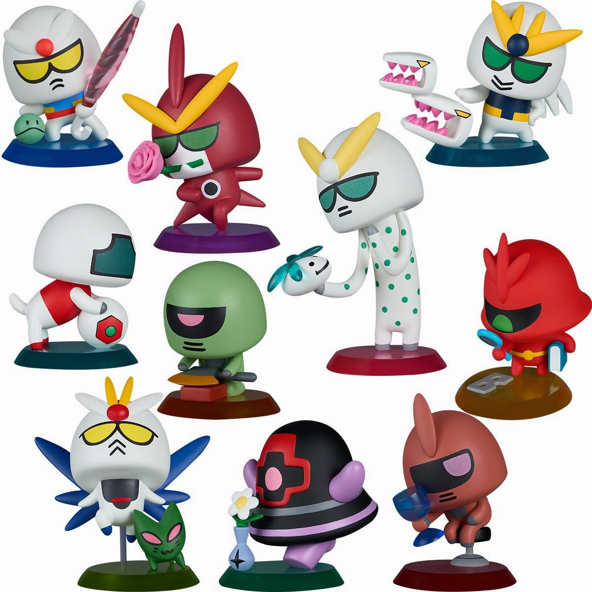 Bandai Yurugun Mobile Suit Gundam Vol. 1 Trading Figures Box Set of 10 Wild Animal