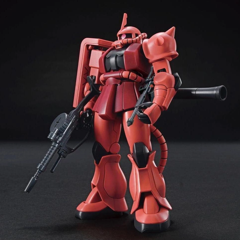 Weapon Prop Bedroom Accent Gundam 1/144 HGUC #234 Gundam 0079 MS-06S Char's Zaku II (Revive Ver.) Model Kit