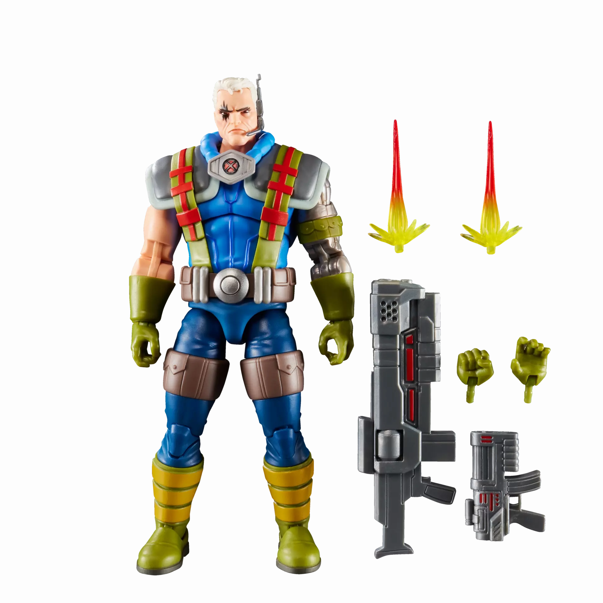Spacecraft Model Painting Kit Marvel Legends Vintage Retro Series '97 X-Men Cable Action Figure
