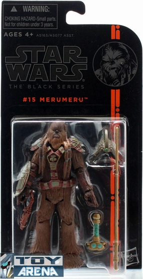 LOOSE - Star Wars The Black Series #15 Merumeru 3.75 Inch Figure Battle Replica Robot Statue