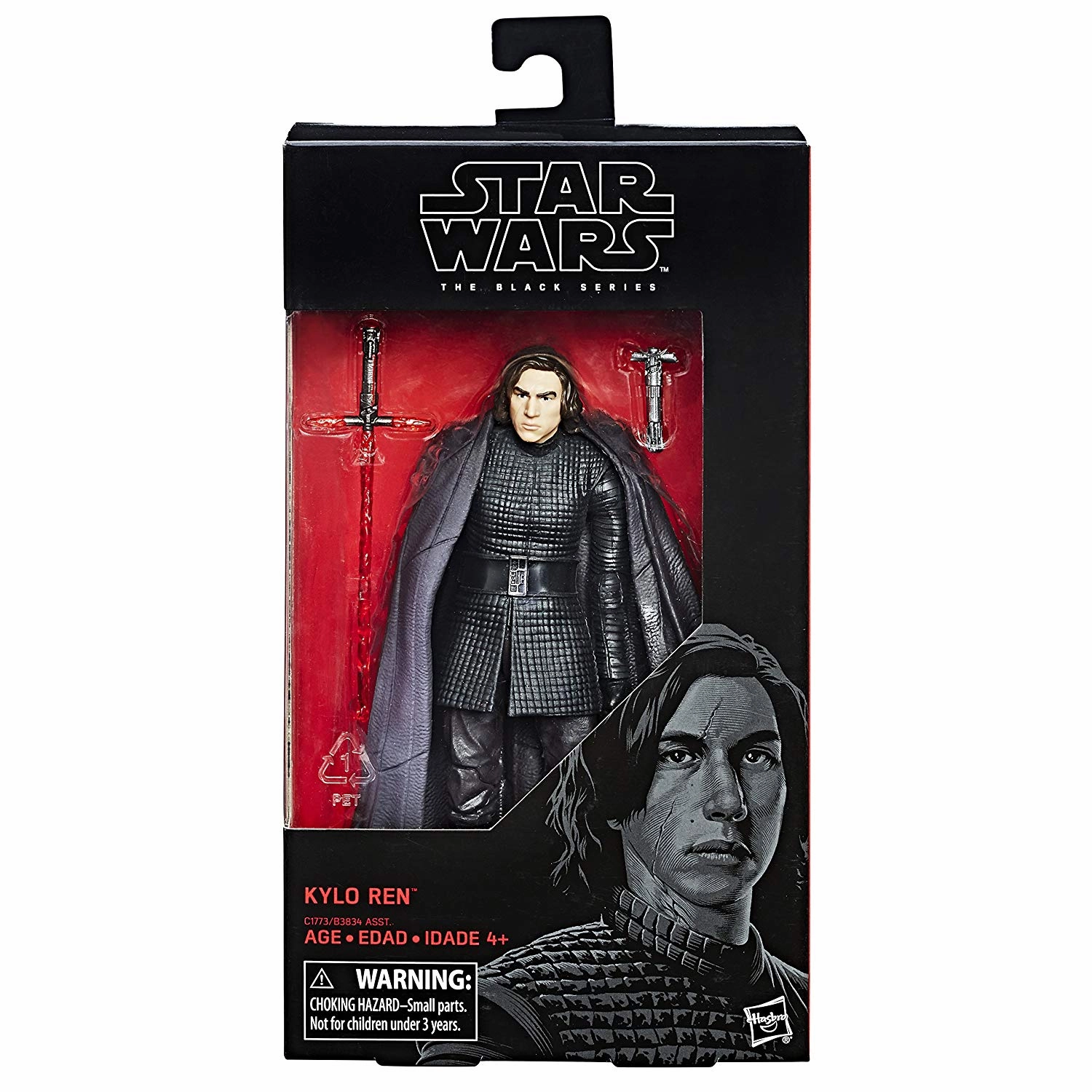 Chibi Model Hasbro Star Wars Black Series Force Awakens #45 Kylo Ren (Last Jedi) 6 Inch Action Figure