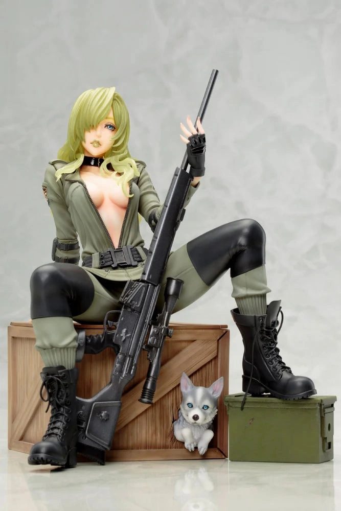 Online Game Spring Gift Kotobukiya Bishoujo Metal Gear Solid Sniper Wolf (2nd Reissue) Statue Figure SV379